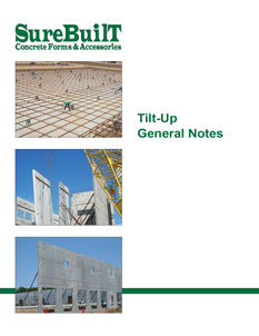 Tilt Up Concrete General Notes