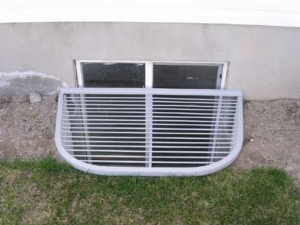 Egress Window Well Cover - Grate with Rebar