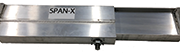 The SPAN-X Beam consists of an aluminum box shape with a telescoping I-beam that provides a wide range of adjustment