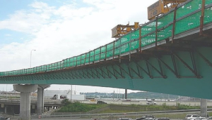 SureBuilt's Bridge Overhang Bracket is an adjustable overhang deck support for both structural steel and precast concrete beams