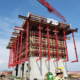 High-rise cores quickly take shape with the SureBuilt Self-Riser Core climbing formwork system