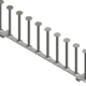 SureBuilt Stud Rail is a DSA reinforcement system, typically used for concrete deck-to-column connections
