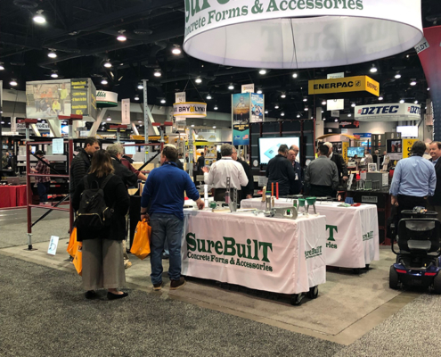 SureBuilt Booth at World of Concrete 2019